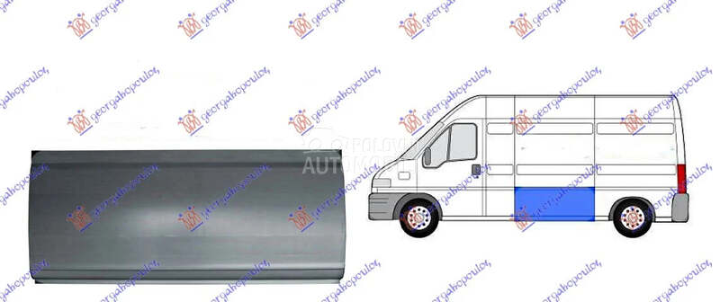 Bocna oplata za Citroen Jumpy od 2002. do 2006. god.