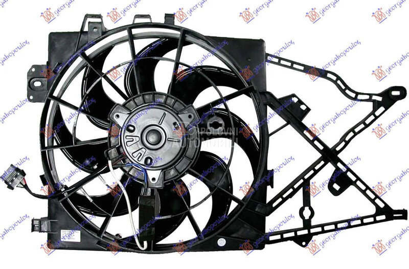 Ventilator hladnjaka za Opel Vectra B od 1999. do 2002. god.