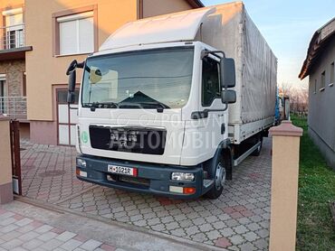 MAN tgl 8.180, 10.300 €, 2009. , 606.000 km, Sanduk sa ceradom, Dizel, 5500 cm3, Manuelni menjač, Pocerski Metkovic