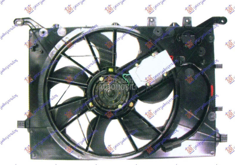 Ventilator hladnjaka za Volvo S60 od 2000. do 2010. god.