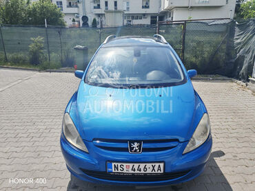 Peugeot 307 1.6, 1.350 €, 2003. Karavan, Benzin | 1587 cm3, 237.256 km, 80kW (109 KS), Automatski / poluautomatski, 4/5 vrata, 5 sedišta, Novi Sad