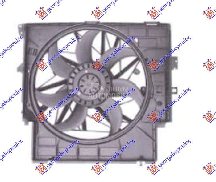 Ventilator hladnjaka za BMW X4 od 2014. do 2018. god.