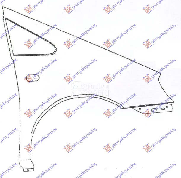 Krilo za Ford Galaxy od 1995. do 2006. god.