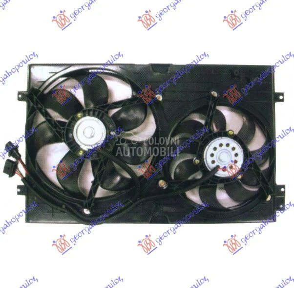 Ventilator hladnjaka za Seat Toledo od 1999. do 2004. god.