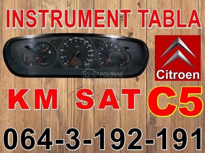 KILOMETAR SAT za Citroen C5 od 2001. do 2005. god.