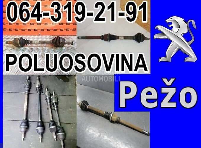 Pežo POLUOSOVINA za Peugeot 206, 106, 306 ...