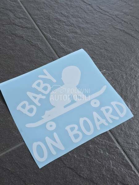 Baby on board nalepnica skejt  