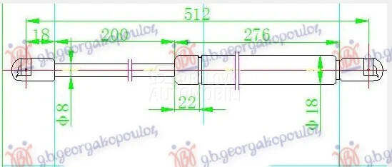 Amortizer gepeka za Hyundai i30 od 2007. do 2012. god.