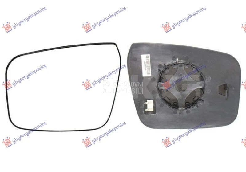 Staklo za retrovizor za Nissan Navara od 2005. do 2010. god.