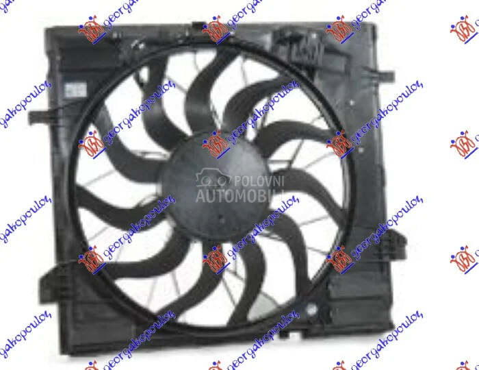 Ventilator hladnjaka za Mercedes Benz GLS 400 od 2015. do 2019. god.