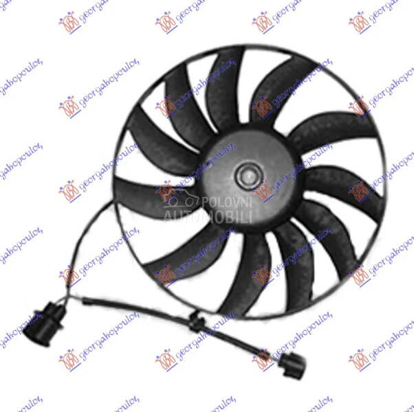 Ventilator hladnjaka za Volkswagen Golf 6 od 2009. do 2014. god.