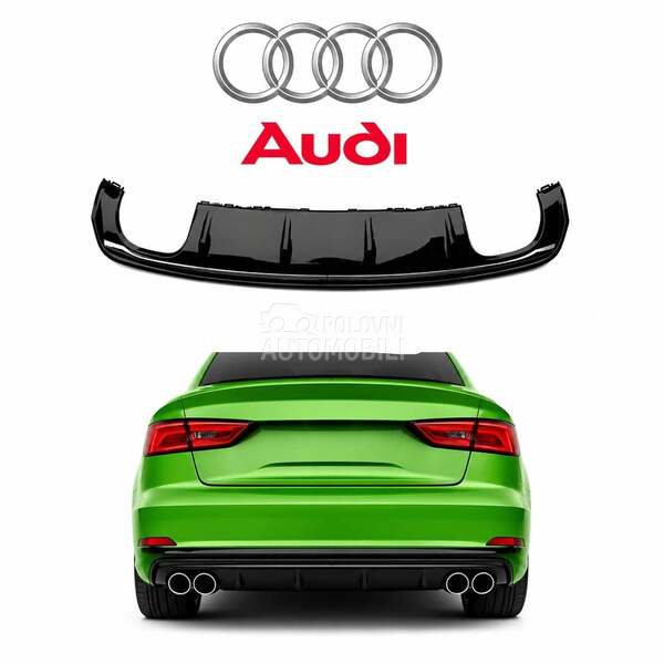 Difuzor S-line RS sedan za Audi A3 od 2012. do 2016. god.