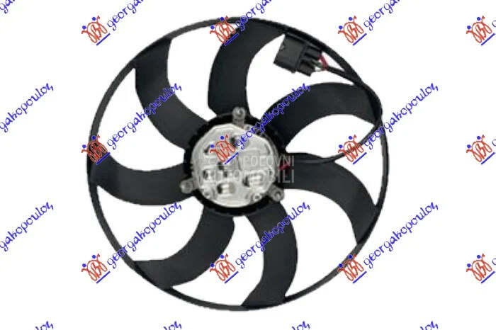 Ventilator hladnjaka za Seat Arona od 2017. do 2022. god.