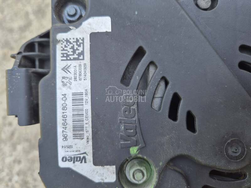 start stop alternator za Peugeot 508 od 2011. do 2019. god.
