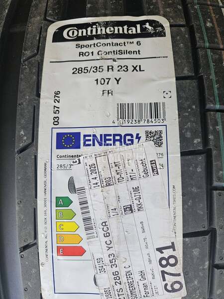 Continental 285/35 R23 Letnja