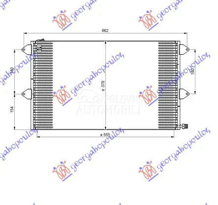Hladnjak klime za Seat Ibiza od 1995. do 1998. god. - 6K0820413A