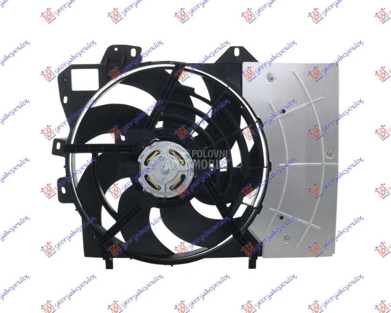Ventilator hladnjaka za Citroen C2 od 2008. do 2010. god.
