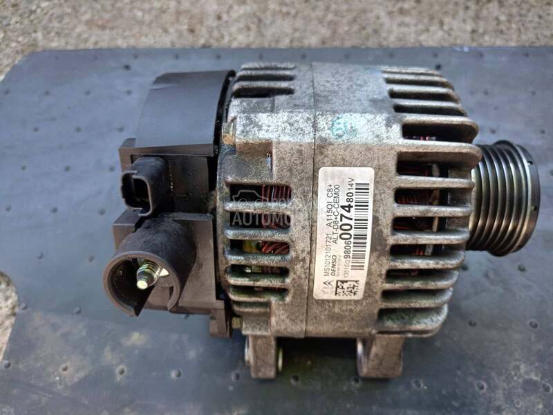 Alternator 1.2 Turbo benzinac za Citroen C4 od 2015. do 2019. god.
