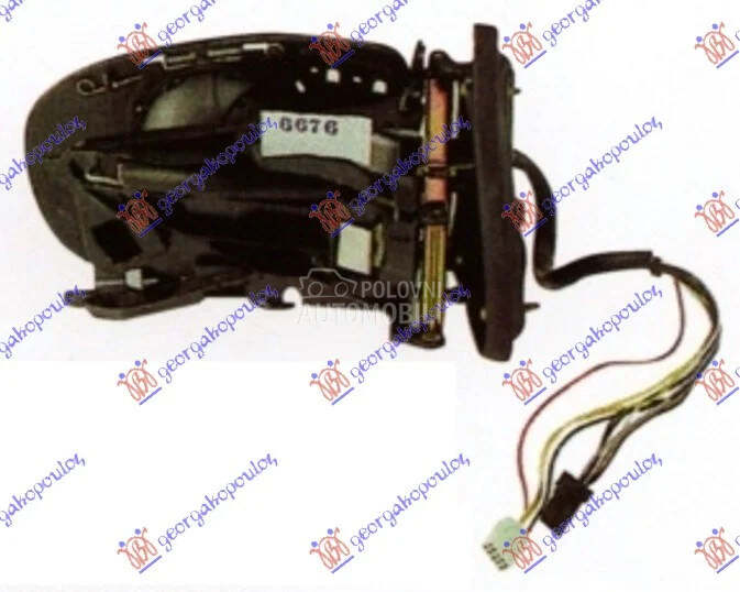 Retrovizor za Mercedes Benz CLC 180 od 2001. do 2008. god.