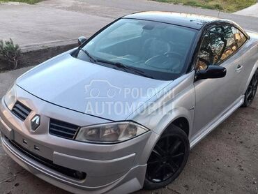 Renault Megane  (može zamena), 2.550 €, 2005. Kabriolet/Roadster, Benzin + Gas (TNG) | 1998 cm3, 320.000 km, 120kW (163 KS), Manuelni 6 brzina, 2/3 vrata, 4 sedišta, Novi Slankamen