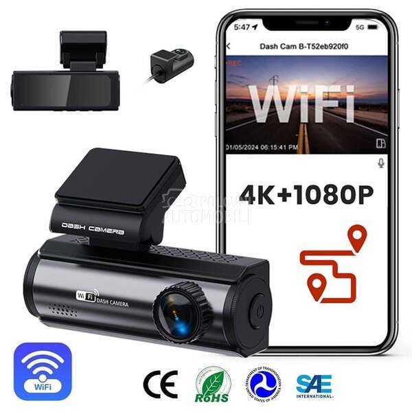 SET DVR SA DODATNIM KAMERAMA 15.260 WIFI 4K  