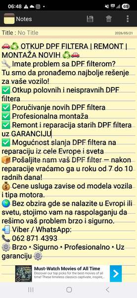 remont DPF I OTKUP za Audi Q7
