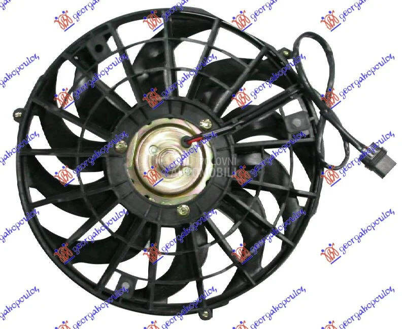 Ventilator hladnjaka za Opel Corsa B od 1997. do 2000. god.