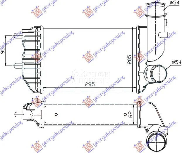 Interkuler za Citroen Jumpy od 2002. do 2006. god. - 0384E4