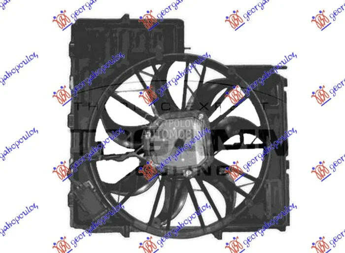 Ventilator hladnjaka za BMW X5 od 2000. do 2007. god.