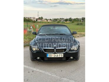 BMW 630 E64, 16.299 €, 2007. Kabriolet/Roadster, Benzin | 2996 cm3, 192.500 km, 190kW (258 KS), Automatski / poluautomatski, 2/3 vrata, 4 sedišta, Apatin