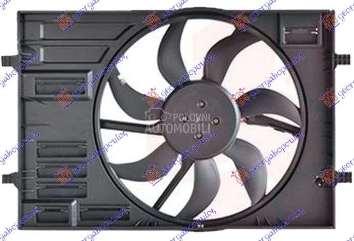Ventilator hladnjaka za Škoda Superb od 2015. do 2019. god.
