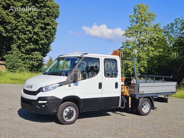 Iveco Daily 35c/15 Doka/ kran / AL029, 33.800 €, 2014. , 288.000 km, Dostavni kombi do 3.5t, Dizel, 3000 cm3, Manuelni menjač, Inostranstvo
