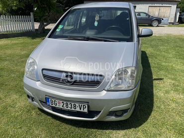 Opel Meriva 1.6, 1.300 €, 2007. Monovolumen (MiniVan), Benzin + Gas (TNG) | 1598 cm3, 218.000 km, 77kW (105 KS), Manuelni 5 brzina, 4/5 vrata, 5 sedišta, Kalenić