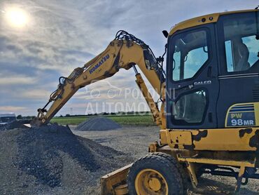 Komatsu PW98MR (može zamena), 27.500 €, 2007. , Bager, Dizel, 4560 cm3, 51kW (69 KS), Automatski menjač, Temerin