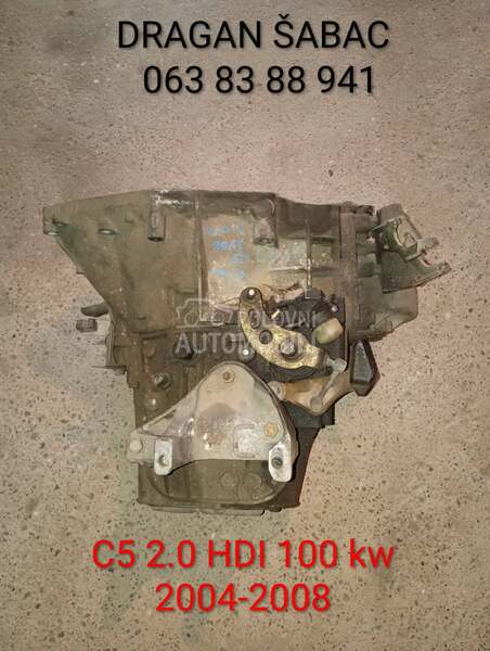Menjač 2.0 hdi za Citroen C5 od 2004. do 2008. god.