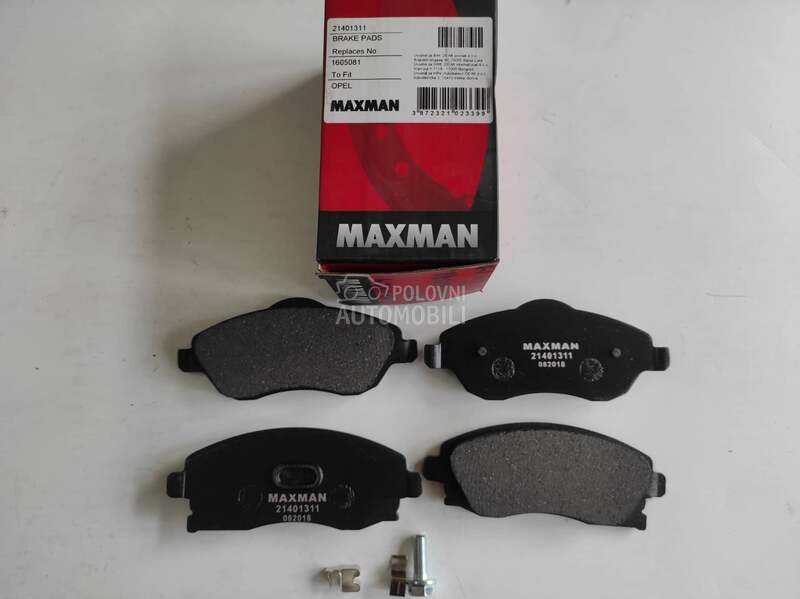 Disk plocice prednje za Opel Combo, Corsa C, Tigra