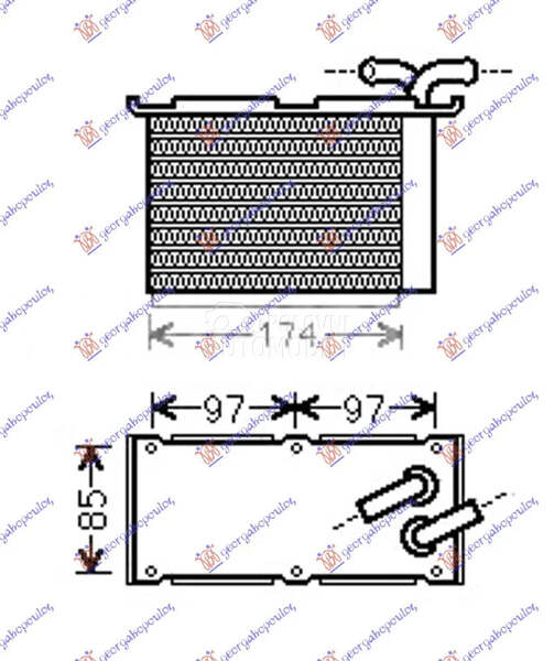 Interkuler za Volkswagen Caddy od 2004. do 2010. god. - 03C145749B