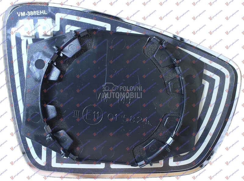 Staklo za retrovizor za Volkswagen Cross Polo od 2009. do 2017. god.