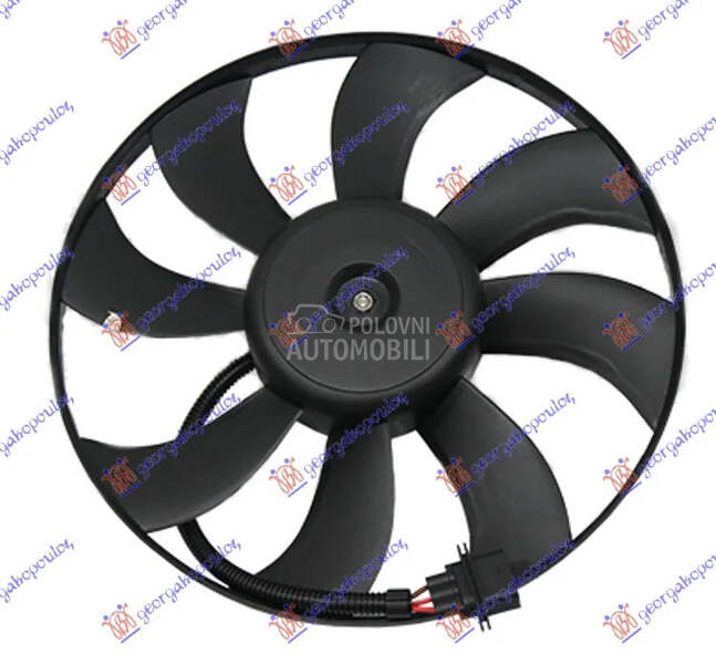 Ventilator hladnjaka za Volkswagen Polo od 2002. do 2005. god.