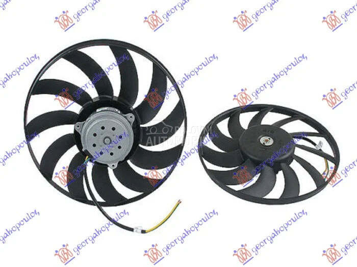 Ventilator hladnjaka za Audi A4 od 2000. do 2004. god.
