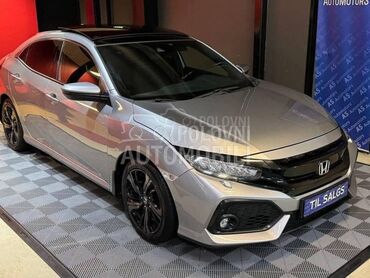 Honda Civic 1.0 VTEC, 15.500 €, 2018. Hečbek, Benzin | 988 cm3, 129.701 km, 95kW (129 KS), Automatski / poluautomatski, 4/5 vrata, 5 sedišta, BEOGRAD
