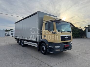 MAN TGM 22.280, 19.700 €, 2009. , 472.650 km, Sanduk sa ceradom, Dizel, 6400 cm3, Automatski menjač, Šabac