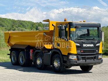 Scania P410 / 8x4 / LUS1288, 84.200 €, 2019. , 399.000 km, Kiper, Dizel, 12740 cm3, Automatski menjač, Inostranstvo