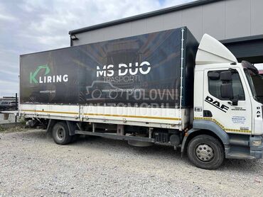 DAF LF 55.220, 9.500 €, 2007. , 850.000 km, Sanduk sa ceradom, Dizel, 6700 cm3, Manuelni menjač, Inđija