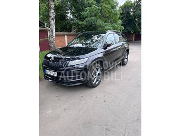 Škoda Kodiaq sportline, 28.500 €, 2019. Džip/SUV, Dizel | 1968 cm3, 154.000 km, 110kW (150 KS), Automatski / poluautomatski, 4/5 vrata, 7 sedišta, Zemun