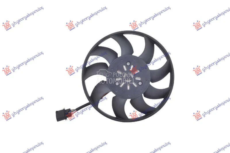 Ventilator hladnjaka za Volkswagen up! od 2016. do 2019. god.