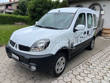 Renault Kangoo 1.6 4x4 OČUVAN CH, 4.299 €, 2008. Monovolumen (MiniVan), Benzin | 1598 cm3, 193.213 km, 70kW (95 KS), Manuelni 5 brzina, 4/5 vrata, 5 sedišta, Kruševac