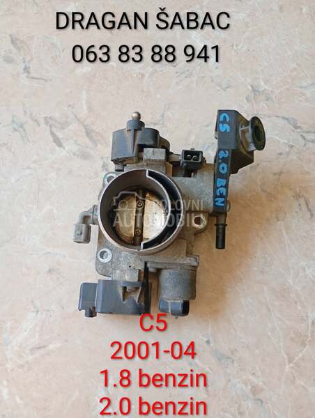 Klapna gasa 1.8 benzin za Citroen C5 od 2001. do 2004. god.