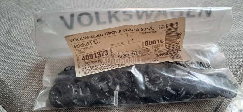 KOPČE ZA POTKRILO za Audi A1, A4, A5 ... od 2000. do 2015. god.