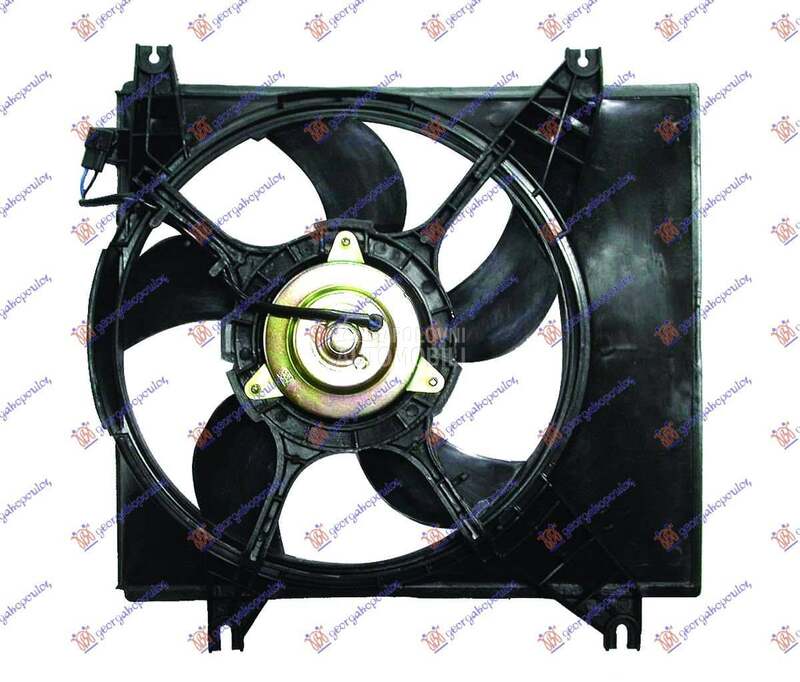 VENTILATOR HLADNJAKA KOMPLET ( za Hyundai Atos od 2000. do 2027. god.